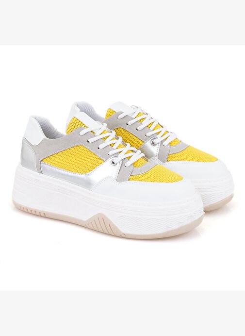 Desa Desa Beyaz Kadın Sarı Spor Ayakkabı Boyner'de! Beyaz - 2. görsel