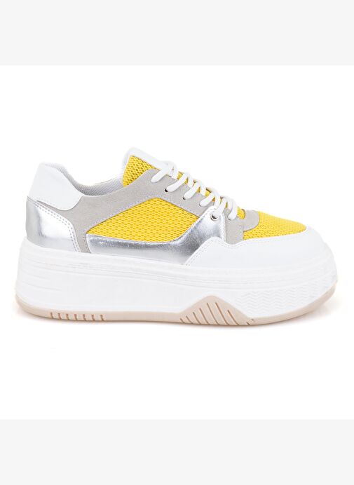 Desa Desa Beyaz Kadın Sarı Spor Ayakkabı Boyner'de! Beyaz - 3. görsel
