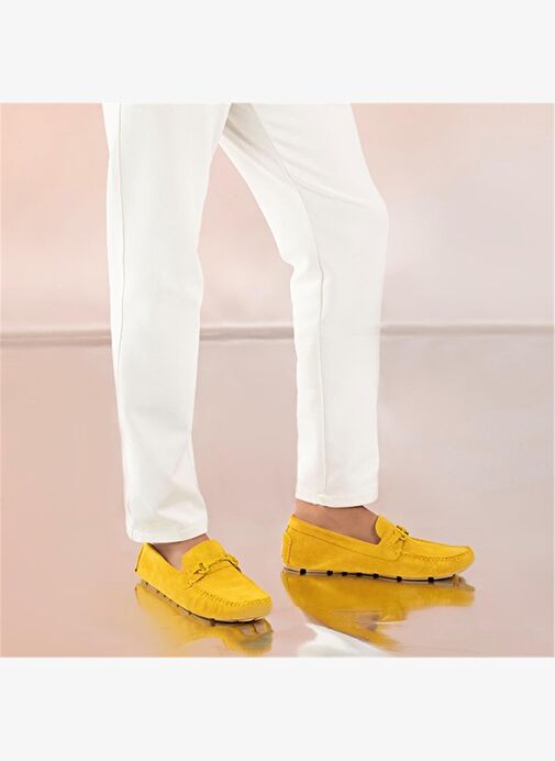 Desa Desa Kaiya Sarı Erkek Günlük Süet Deri Ayakkabı Boyner'de! Sarı - 4. görsel