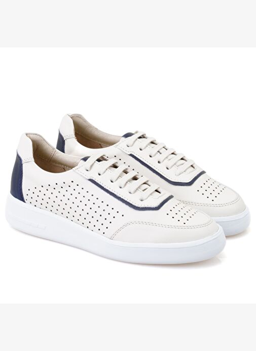 Desa Desa Bej Kadın Lacivert Deri Spor Ayakkabı Boyner'de! Bej - 2. görsel