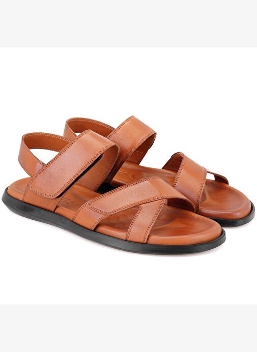 Desa Desa Erica Taba Erkek Deri Sandalet Boyner'de! Taba - 2. görsel