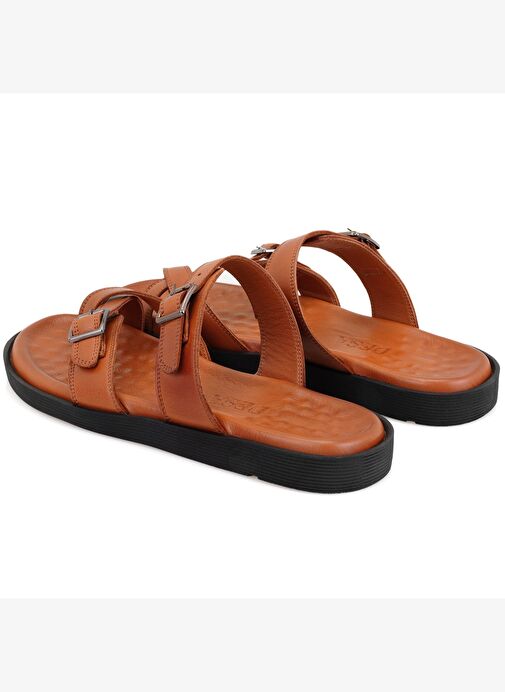 Desa Desa Essence Taba Erkek Ayarlanabilir Tokalı Deri Terlik Boyner'de! Taba - 7. görsel