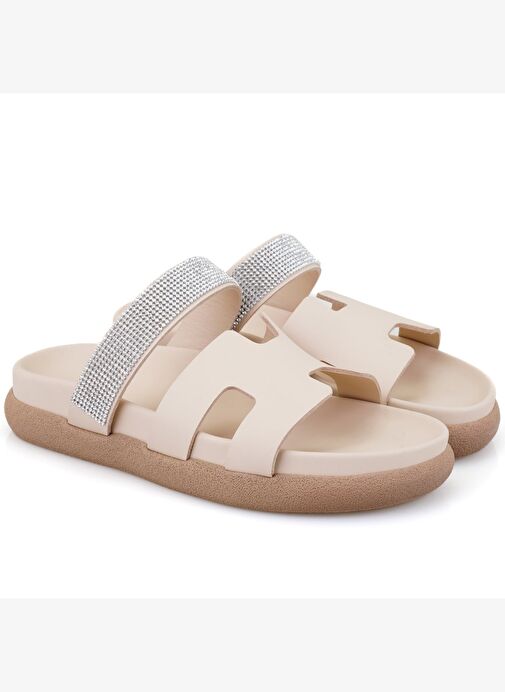 Desa Fanetta Bej Kadın DesaComfort Tabanlı Deri Terlik Boyner'de! Bej - 2. görsel