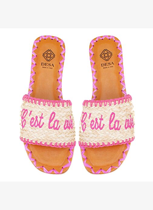 Desa Desa Kadın Pembe Hasır Örgülü Terlik Boyner'de! Pembe - 5. görsel