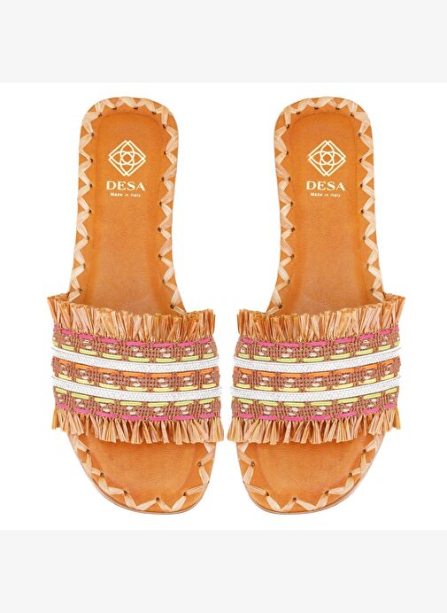 Desa Desa Kahverengi Kadın Kahve Hasır Örgülü Terlik Boyner'de! Kahverengi - 5. görsel