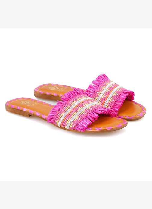 Desa Desa Kadın Pembe Hasır Örgülü Terlik Boyner'de! Pembe - 3. görsel