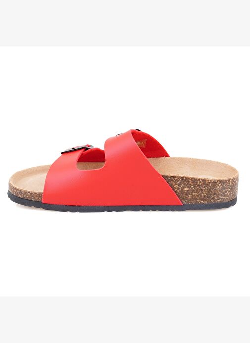 Desa Desa Kadın Kırmızı Ayarlanabilir Tokalı Terlik Boyner'de! Kırmızı - 4. görsel
