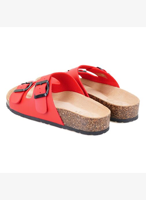 Desa Desa Kadın Kırmızı Ayarlanabilir Tokalı Terlik Boyner'de! Kırmızı - 6. görsel
