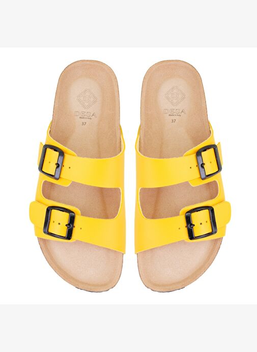 Desa Desa Kadın Sarı Ayarlanabilir Tokalı Terlik Boyner'de! Sarı - 4. görsel