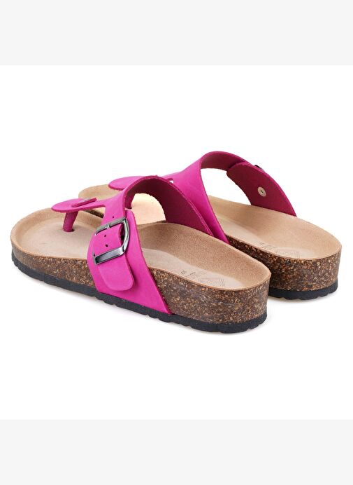 Desa Desa Kadın Pembe Parmak Arası Nubuk Deri Terlik Boyner'de! Pembe - 6. görsel