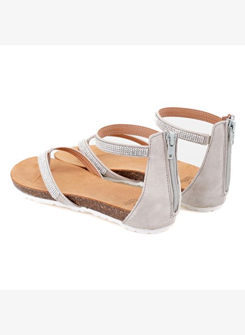 Desa Desa Kahverengi Kadın Kahve Taşlı Parmak Arası Sandalet Boyner'de! Kahverengi - 6. görsel