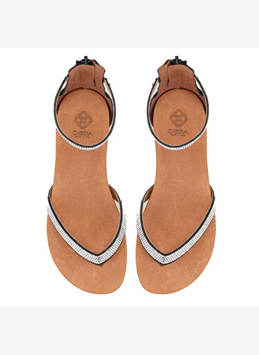 Desa Desa Kadın Siyah Taşlı Parmak Arası Sandalet Boyner'de! Siyah - 3. görsel