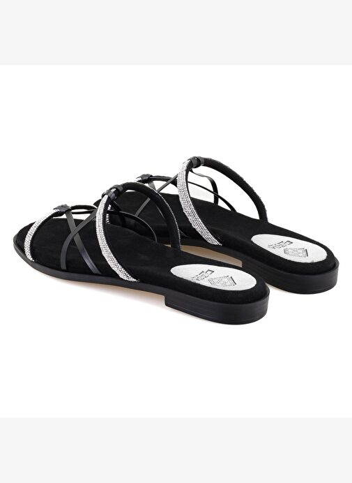 Desa Desa Kadın Siyah Parlak Taşlı Terlik Boyner'de! Siyah - 6. görsel