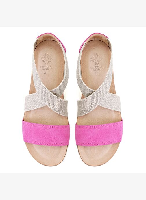 Desa Desa Kadın Pembe Süet Deri Sandalet Boyner'de! Pembe - 3. görsel
