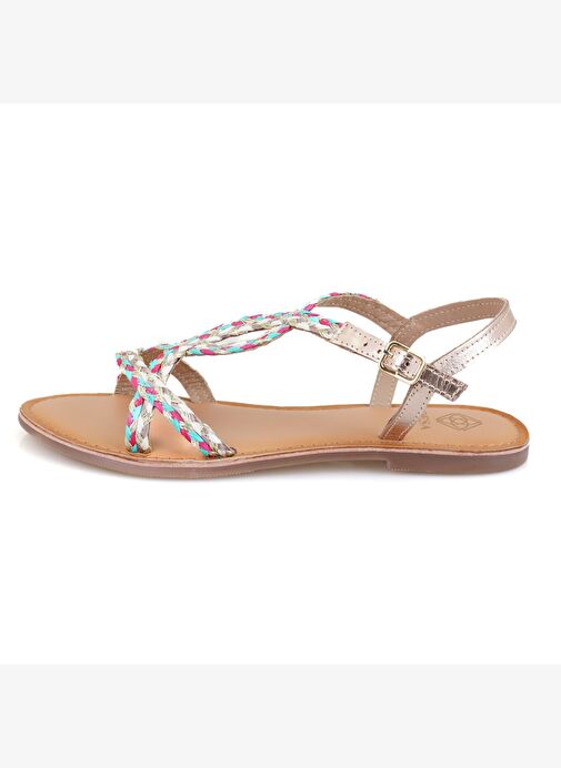 Desa Desa Çok Renkli Kadın Taba Hasır Örgülü Terlik Boyner'de! Çok Renkli - 3. görsel