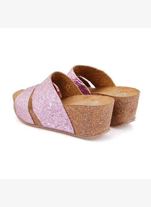Desa Desa Kadın Pembe Dolgu Topuklu Deri Terlik Boyner'de! Pembe - 6. görsel