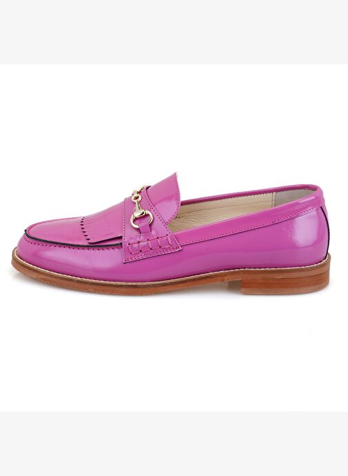 Desa Desa Pembe Kadın Fuşya Toka Aksesuarlı Deri Loafer Boyner'de! Pembe - 3. görsel