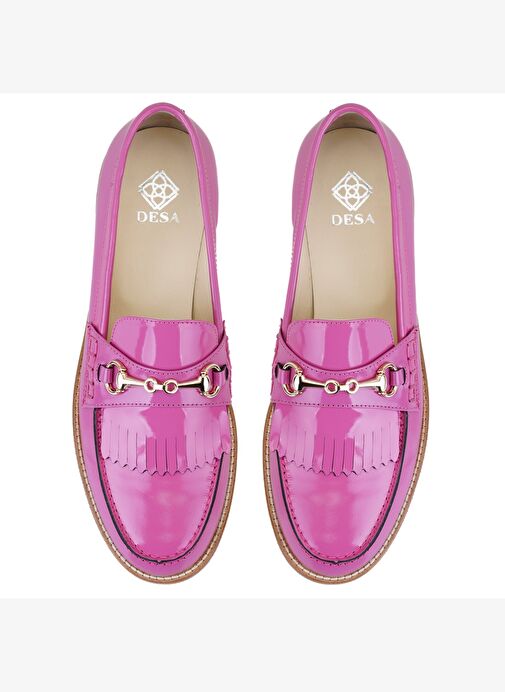 Desa Desa Pembe Kadın Fuşya Toka Aksesuarlı Deri Loafer Boyner'de! Pembe - 5. görsel