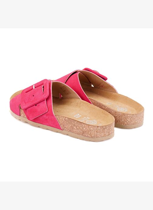 Desa Desa Kadın Pembe Ayarlanabilir Süet Deri Terlik Boyner'de! Pembe - 6. görsel