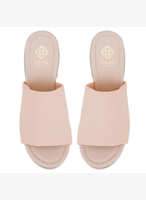 Desa Desa Haley Bej Kadın Platform Topuklu Terlik Boyner'de! Bej - 5. görsel