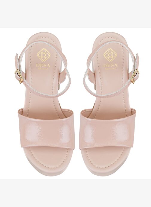 Desa Desa Belirsiz Kadın Ten Platform Topuklu Deri Sandalet Boyner'de! Belirsiz - 5. görsel