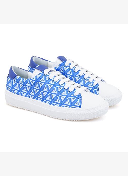 Desa Desa Kadın Mavi Monogram Spor Ayakkabı Boyner'de! Mavi - 2. görsel