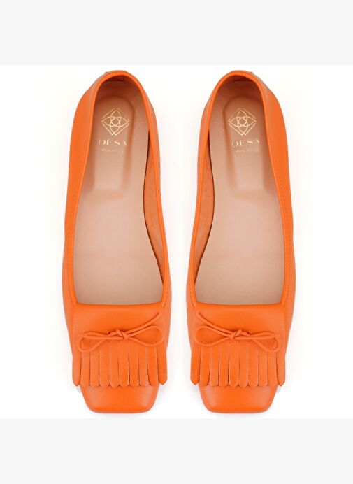 Desa Desa Kadın Turuncu Deri Babet Boyner'de! Turuncu - 5. görsel