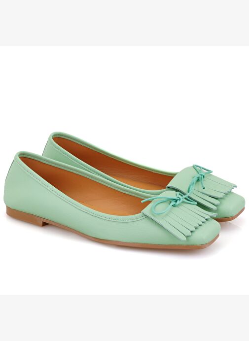 Desa Desa Kadın Yeşil Deri Babet Boyner'de! Yeşil - 2. görsel