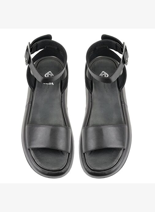 Desa Desa Kadın Siyah Ayarlanabilir Tokalı Deri Sandalet Boyner'de! Siyah - 5. görsel