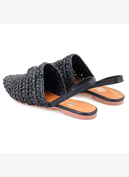 Desa Desa Kadın Siyah Örgülü Terlik Boyner'de! Siyah - 6. görsel