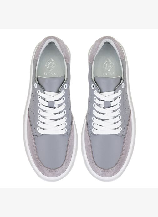 Desa Desa Kadın Gri Deri Spor Ayakkabı Boyner'de! Gri - 5. görsel