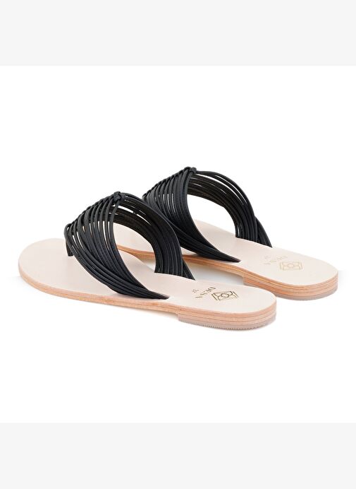 Desa Desa Kadın Siyah Parmak Arası Deri Terlik Boyner'de! Siyah - 6. görsel