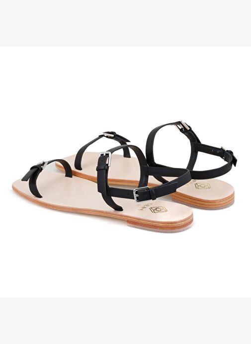 Desa Desa Kadın Siyah Ayarlanabilir Tokalı Deri Sandalet Boyner'de! Siyah - 6. görsel