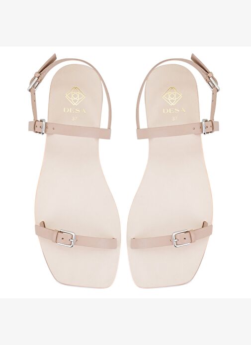 Desa Desa Belirsiz Kadın Bej Ayarlanabilir Tokalı Deri Sandalet Boyner'de! Belirsiz - 5. görsel