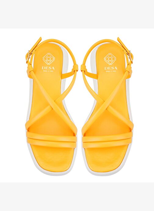 Desa Desa Kadın Sarı Dolgu Tabanlı Sandalet Boyner'de! Sarı - 5. görsel