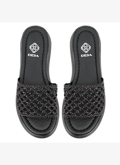 Desa Desa Kadın Siyah File Örgülü Terlik Boyner'de! Siyah - 5. görsel