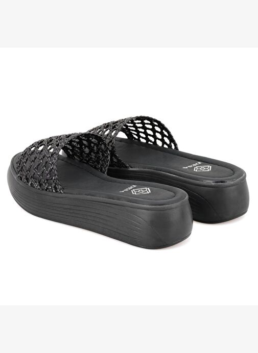 Desa Desa Kadın Siyah File Örgülü Terlik Boyner'de! Siyah - 6. görsel