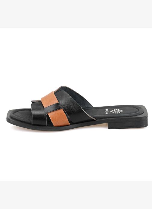 Desa Desa Kadın Siyah Deri Terlik Boyner'de! Siyah - 4. görsel