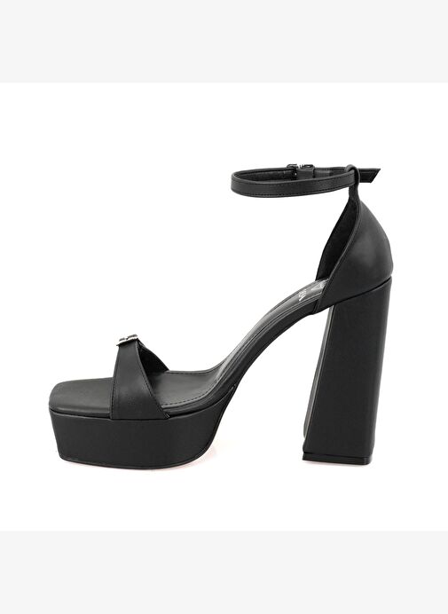 Desa Desa Kadın Siyah Ayarlanabilir Tokalı Topuklu Sandalet Boyner'de! Siyah - 4. görsel