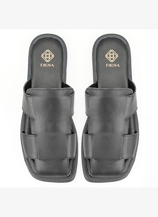 Desa Desa Kadın Siyah Deri Terlik Boyner'de! Siyah - 5. görsel