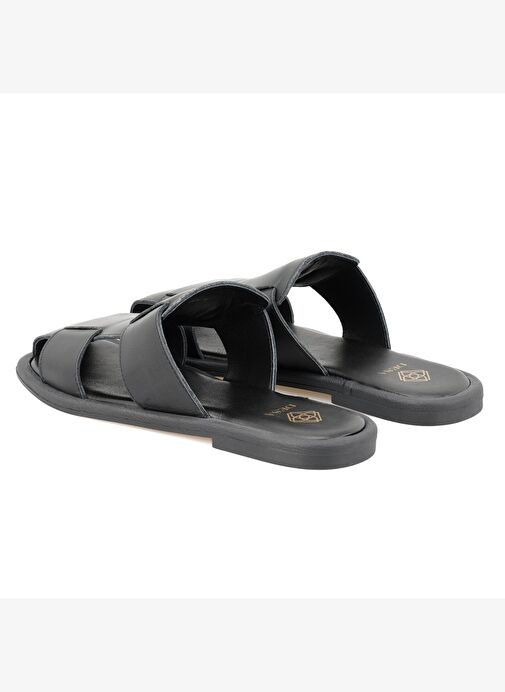 Desa Desa Kadın Siyah Deri Terlik Boyner'de! Siyah - 6. görsel