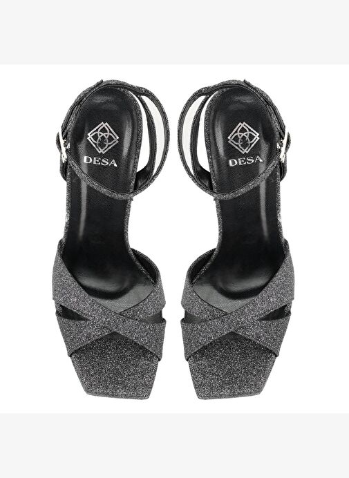 Desa Desa Kırmızı Kadın Platin Platform Topuklu Abiye Sandalet Boyner'de! Kırmızı - 5. görsel