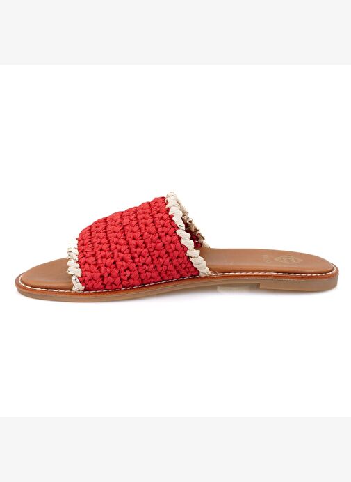 Desa Desa Kadın Kırmızı Örgülü Terlik Boyner'de! Kırmızı - 4. görsel