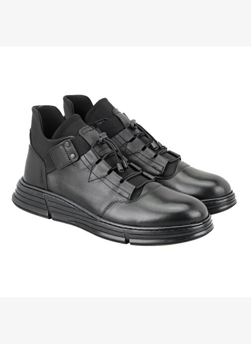 Desa Desa Pavel Siyah Erkek Bağcıklı Deri Bot Boyner'de! Siyah - 2. görsel