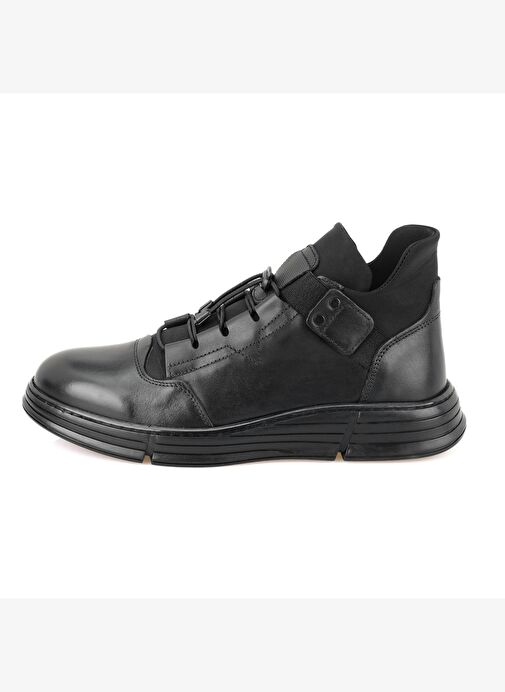 Desa Desa Pavel Siyah Erkek Bağcıklı Deri Bot Boyner'de! Siyah - 3. görsel