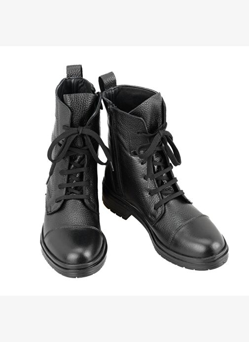 Desa Desa Kadın Siyah Fermuarlı Deri Bot Boyner'de! Siyah - 5. görsel