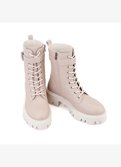 Desa Desa Kadın Bej Fermuarlı Deri Bot Boyner'de! Bej - 5. görsel