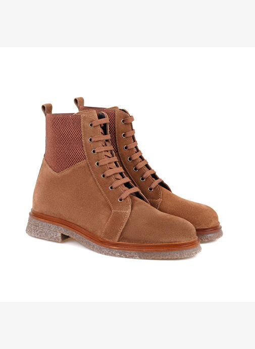 Desa Desa Kadın Taba Bağcıklı Süet Deri Postal Bot Boyner'de! Taba - 2. görsel