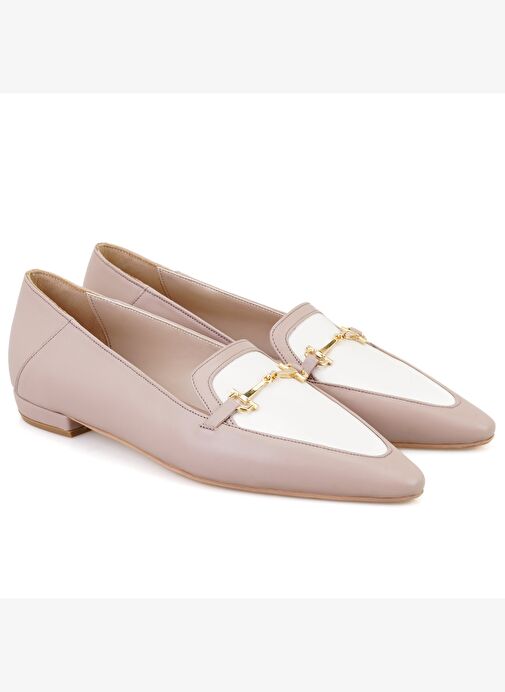 Desa Desa Kadın Bej Toka Aksesuarlı Deri Loafer Boyner'de! Bej - 2. görsel