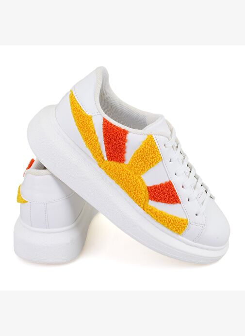 Kadın Beyaz Spor Ayakkabı - Görsel 6